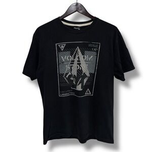 Vintage Y2K Volcom Men's Volcome Stone Graphic Logo T Shirt Size Large 22.5 x 29